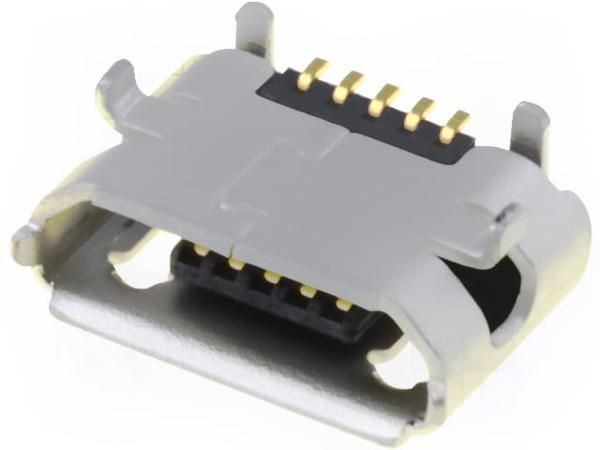 Гнездо MOLEX 105017-0001, USB B micro, на плату, SMT, PIN 5 ...