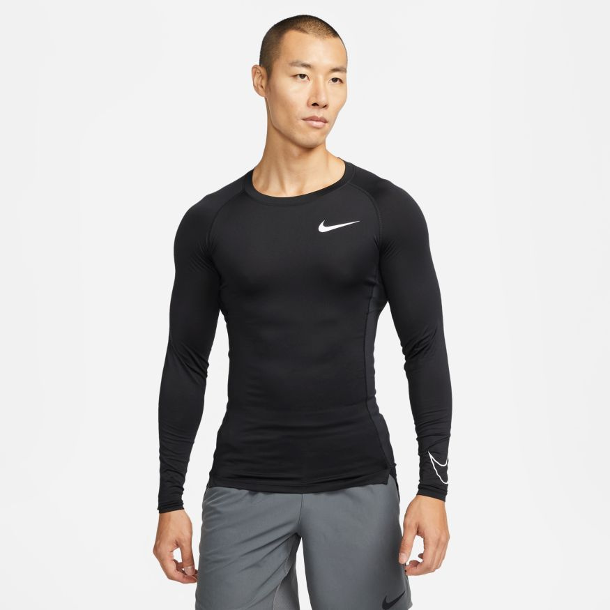 Nike Pro лонгслив мужской Dri Fit белый