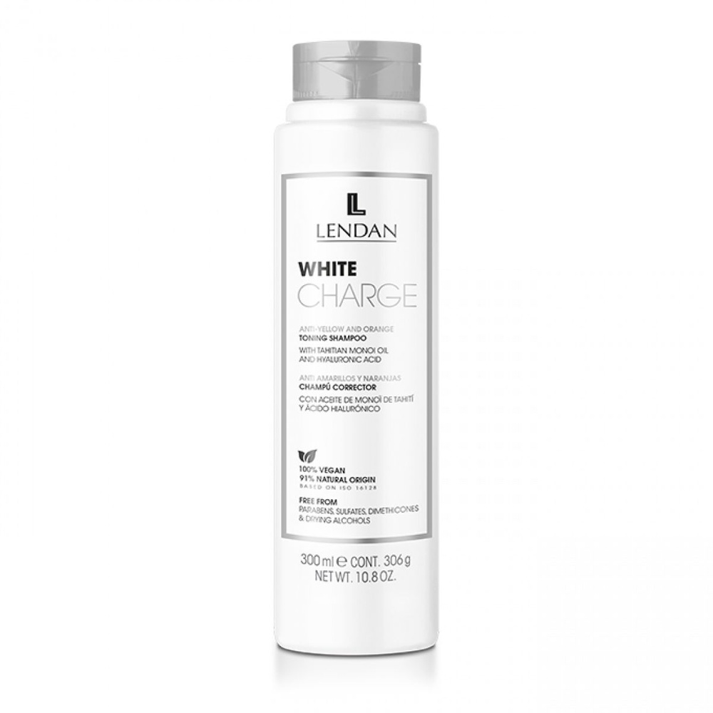 LENDAN Тонирующий шампунь "БЕЛЫЙ ЗАРЯД" 300 мл - White Charge Shampoo ...