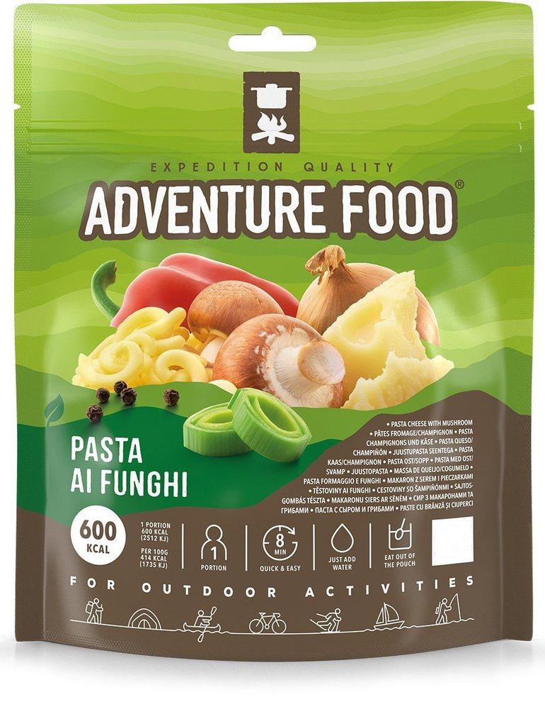 Паста с грибами и сыром Adventure Food Pasta ai Funghi #1