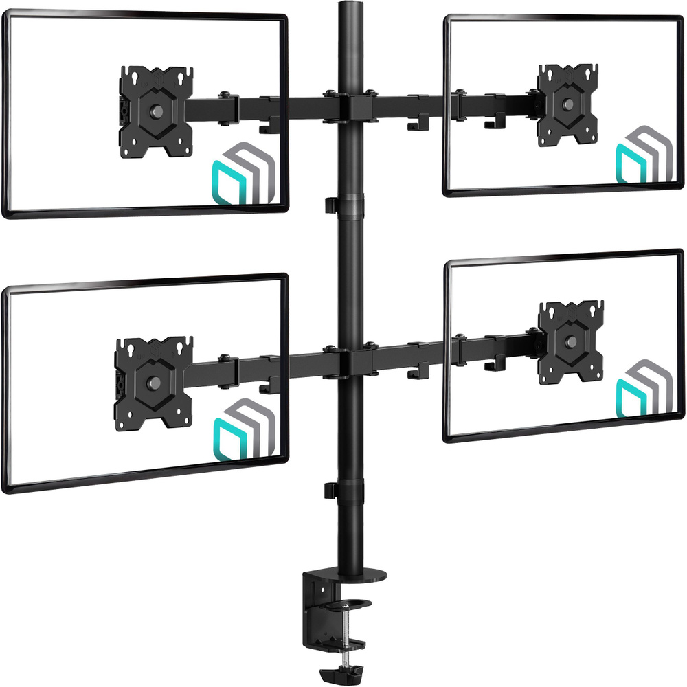 Кронштейн на 4 монитора на стол