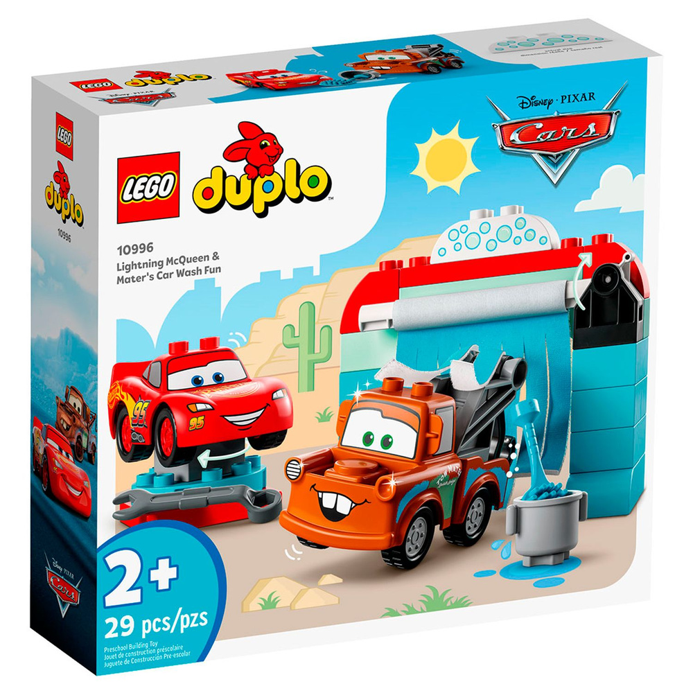 Конструктор LEGO DUPLO Веселая автомойка, 29 деталей, 2+, 10996 - купить с  доставкой по выгодным ценам в интернет-магазине OZON (887530397)