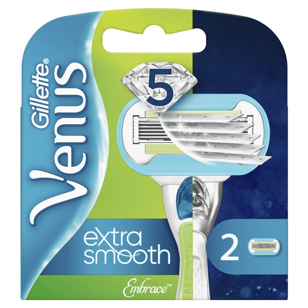 Сменные кассеты для бритвы Gillette Venus Extra Smooth, 2 шт #1