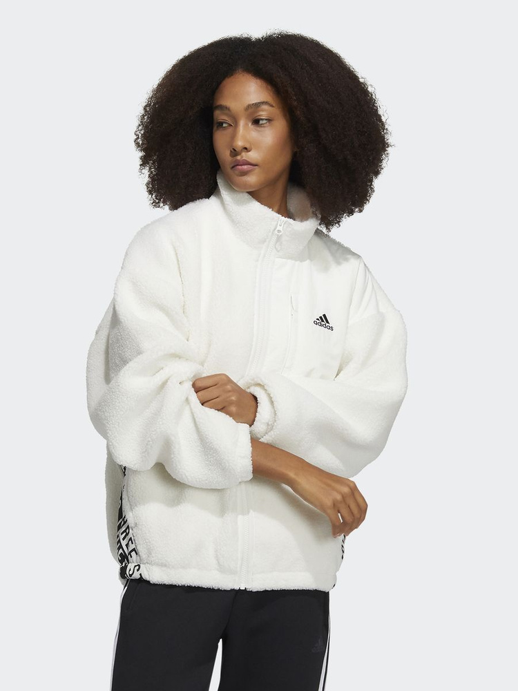 Adidas best sale sherpa jacket