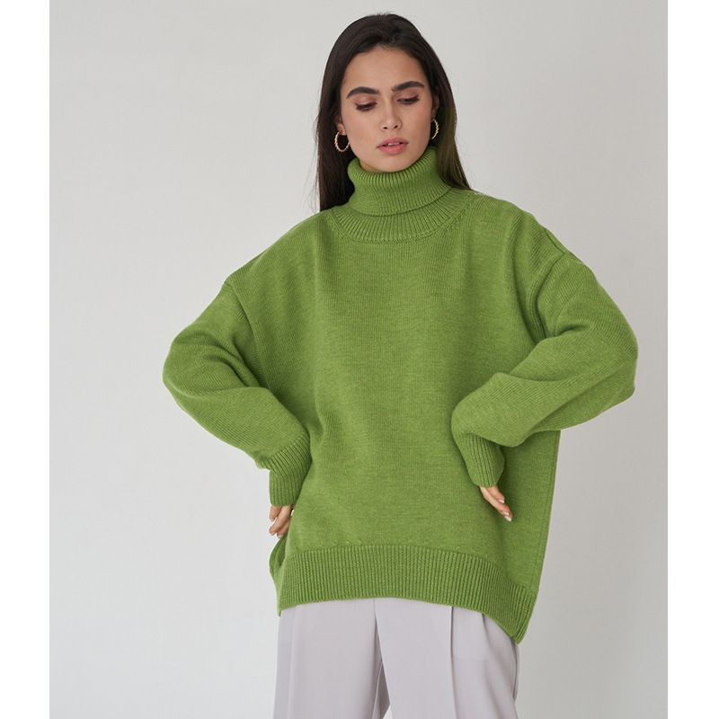 Green turtleneck outlet zara