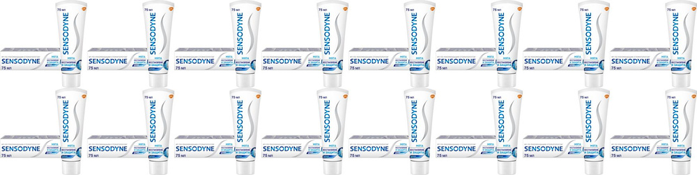 Зубная паста Sensodyne Восстановление и Защита, комплект: 16 упаковок по 75 мл  #1