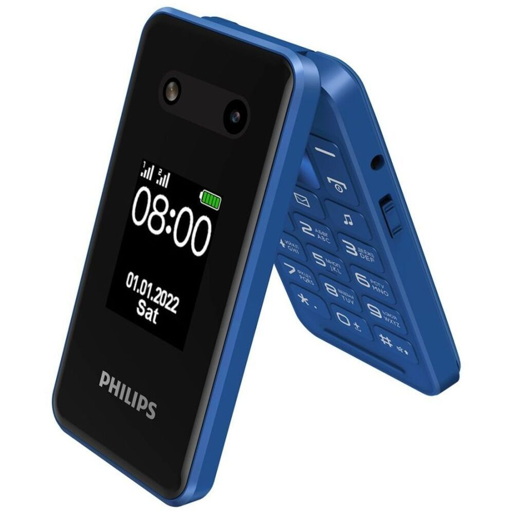 Мобильный телефон Philips Xenium E2602 синий 2Sim 2.8