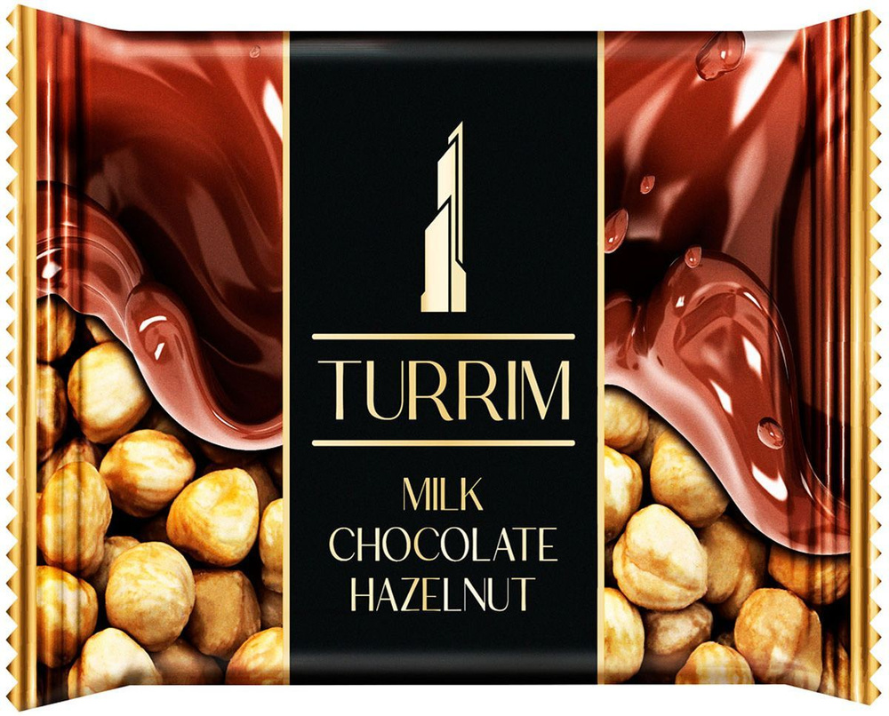 Молочный шоколад Turrim с цельным лесным орехом - купить с доставкой по ...