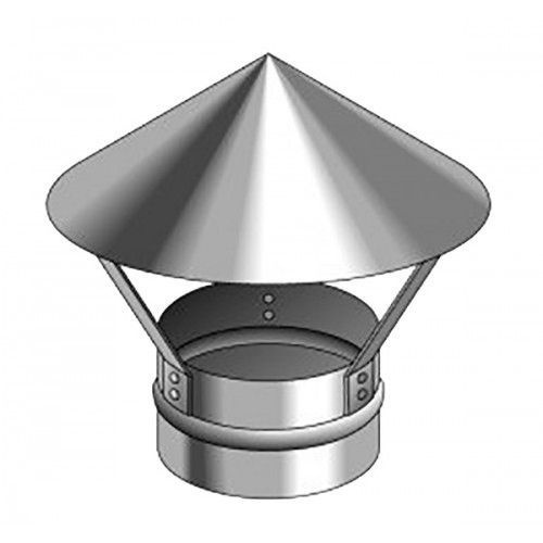 Зонт крышный, для круглых воздуховодов, D110(+) оцинкованная сталь  #1