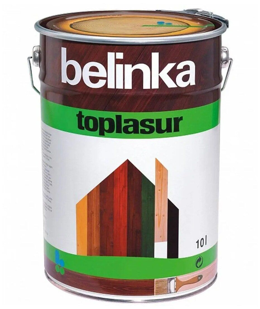 Belinka Toplasur/Белинка Топлазурь 10л, Цвет №23 Махагон, лазурное покрытие  #1