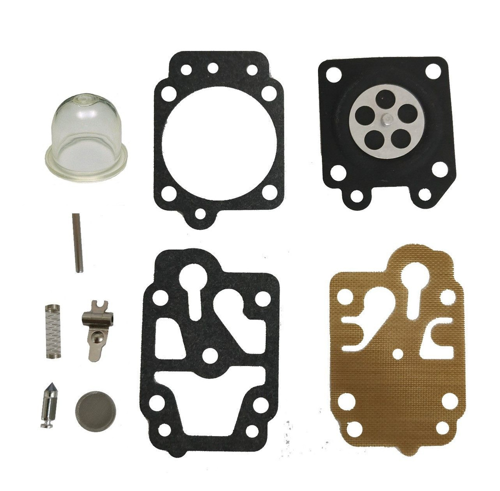 Рем набор ремкомплект с подкачкой для карбюратора триммера 26 33 43 52 ...