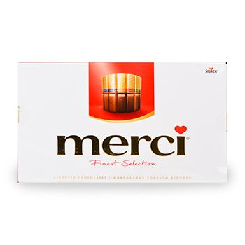 Набор шоколадных конфет, Merci, 400 г, Германия 1шт - купить с ...