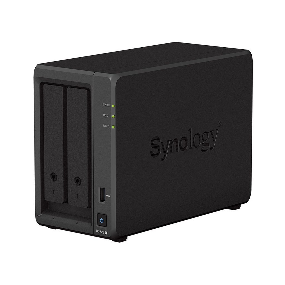 Сетевое хранилище SYNOLOGY DS723+, без диска - купить по выгодной цене в  интернет-магазине OZON (924935559)