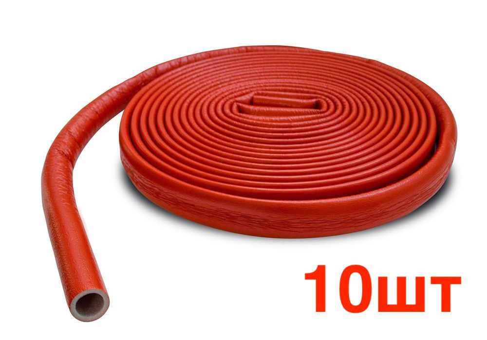 Теплоизоляция для труб Energoflex Super Protect Красная 18/4 (утеплитель для труб ф16, бухта 11м) 10шт #1
