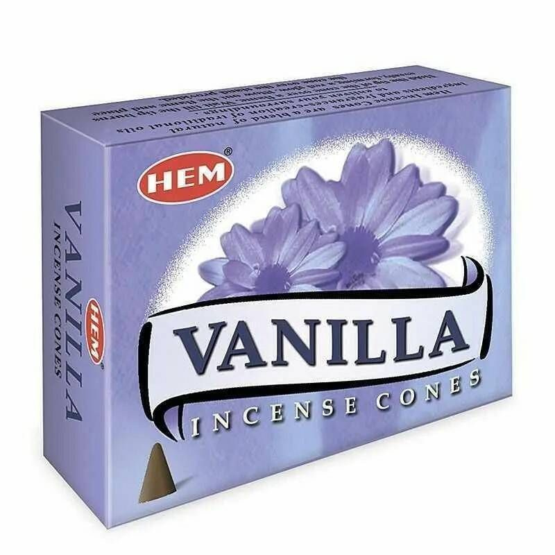 Благовония конусные HEM Vanilla (Ваниль) #1