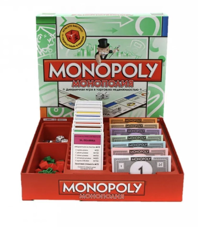 Настольная игра Монополия Классическая (MONOPOLY). Развивающая игра ...