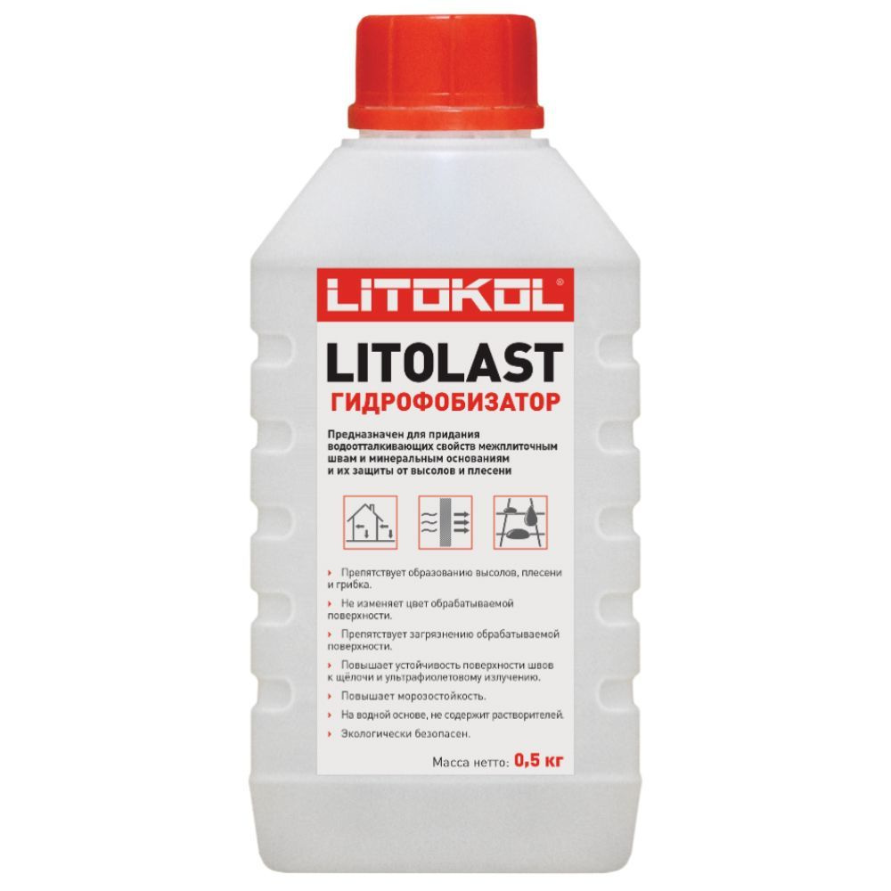 Водоотталкивающая пропитка гидрофобизатор Литокол LITOKOL Литоласт LITOLAST, 500 г  #1
