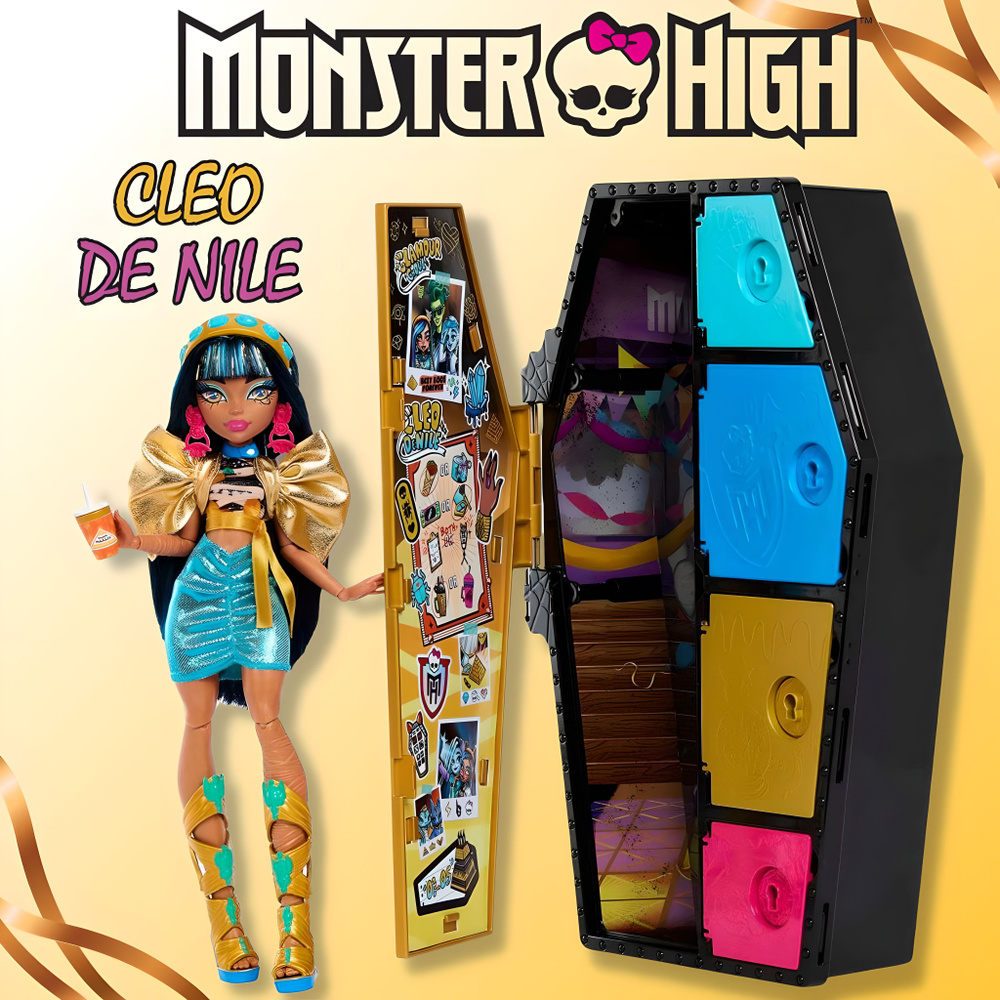 Кукла Монстер Хай Клео Monster High Cleo De Nile Skulltimate Secrets