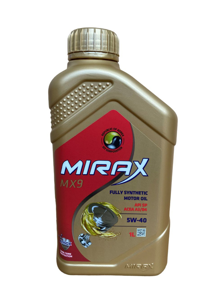 MIRAX FULLY-SYNTHETIC 5W-40 Масло моторное, Синтетическое, 1 л #1