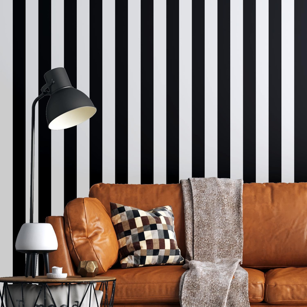 Контрастный декор интерьера черно-белыми обоями: правила сочетания, варианты дизайна с фото