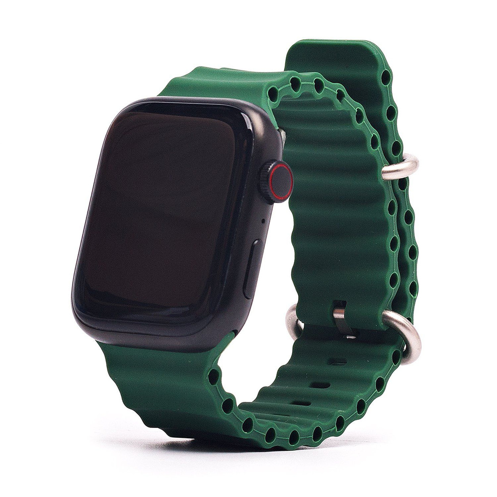 Ремешки для Watch 38/40/41 mm Ocean Band силиконовый <зеленый> #1
