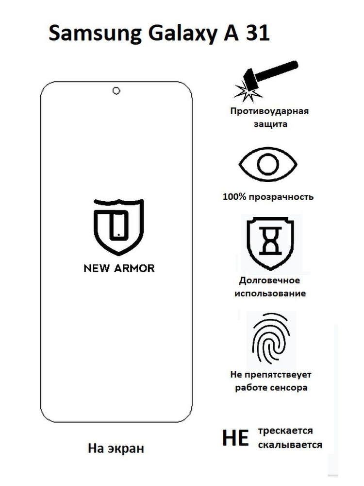 Защитная пленка Samsung Galaxy A 31 / Самсунг Галакси А 31 для Samsung ...
