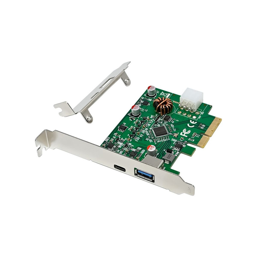 ASM3142 PCIE X4 USB3.1 TYPE-C+A 10G High Speed Conversion Плата ...