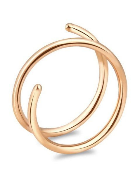 Пирсинг кольцо в нос двойное украшение, пирсинг в ухо спираль, диаметр ...