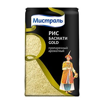 Рис басмати Gold, Мистраль , 500 г, Россия - купить с доставкой по ...