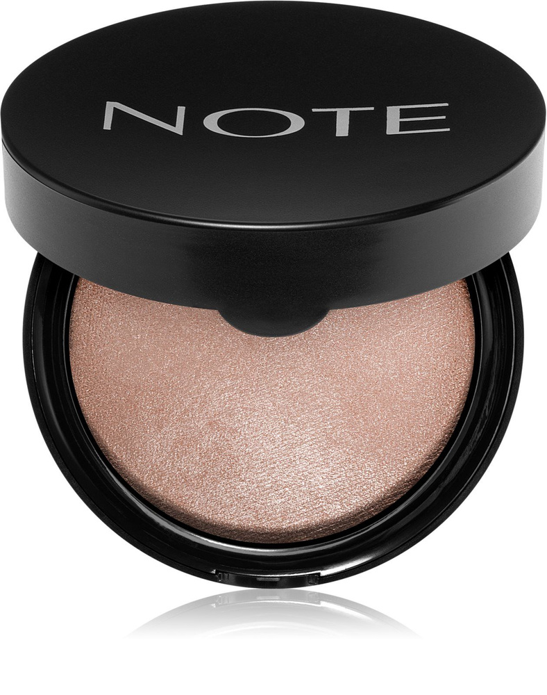 Note Cosmetique Baked Highlighter - прессованный хайлайтер / 02 Sun Kiss 10 g #1