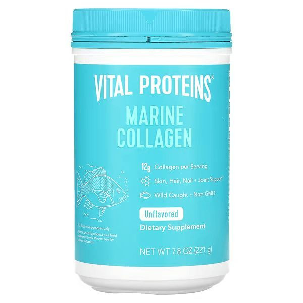 Vital Proteins, Морской коллаген из дикой рыбы, без добавок, 221 г #1