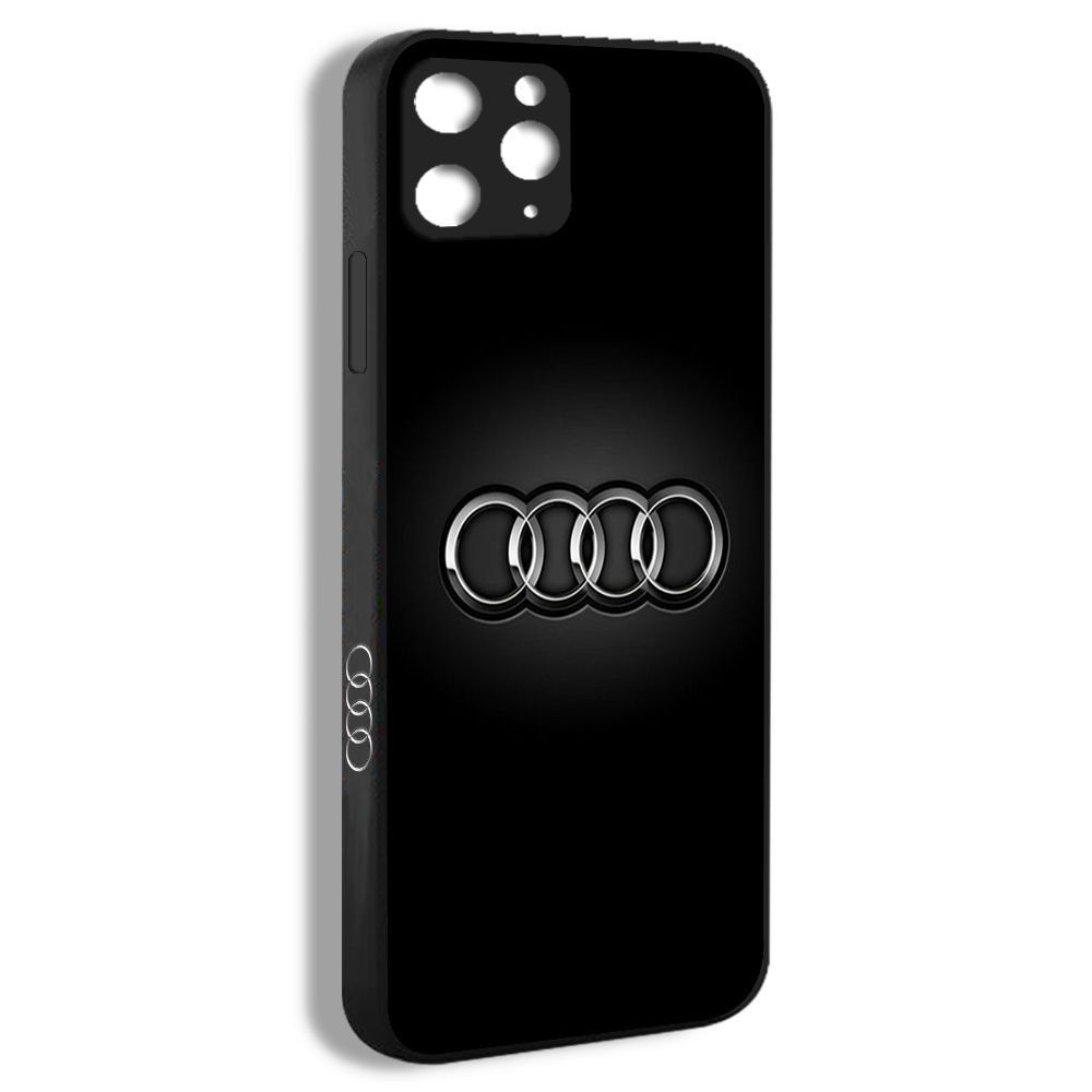 чехол для смартфона Подходит для iPhone 11 pro Audi автомобиль логотип  черный рисунок FDB14 - купить с доставкой по выгодным ценам в  интернет-магазине OZON (1010093578)