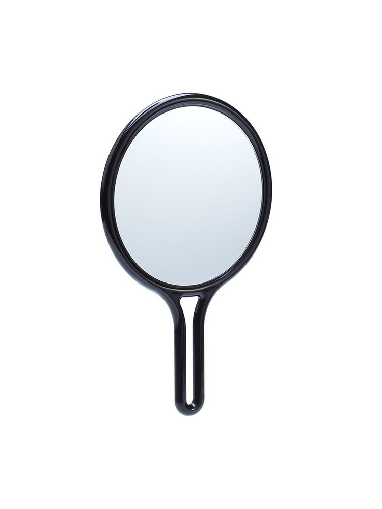 Зеркало DEWAL PRO с ручкой, пластик, 26x16x1 см, черное MR-61 black #1