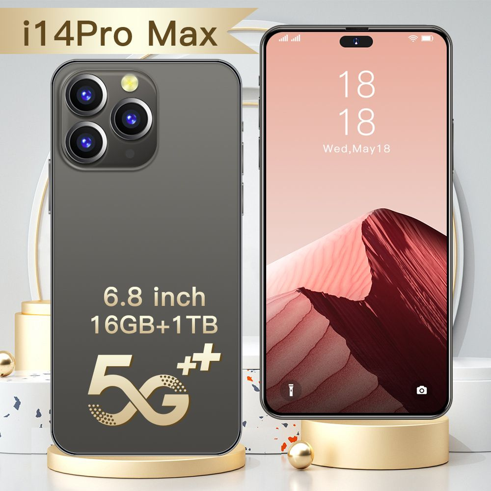 Смартфон i14proMax/Русский/Android/Google/Mobile Phone/Music  Video/Games/Interconnection/Gift/Lingering Island/NFC/wi-fi/4G/5G/ - купить  по выгодной цене в интернет-магазине OZON (1050167508)