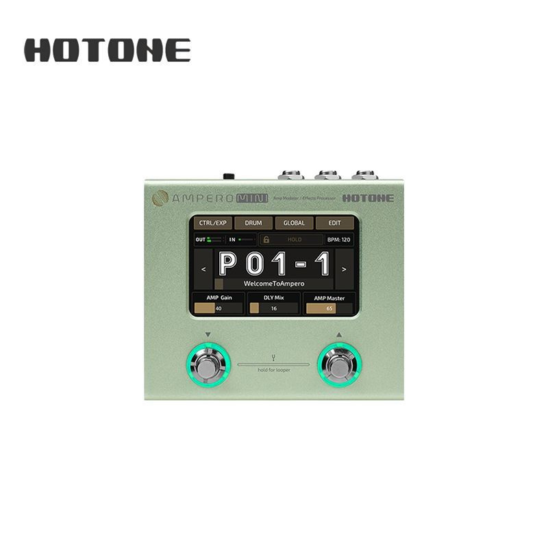 Hotone Ampero Mini White Электрогитара Бас-усилитель Моделирование ИК ...