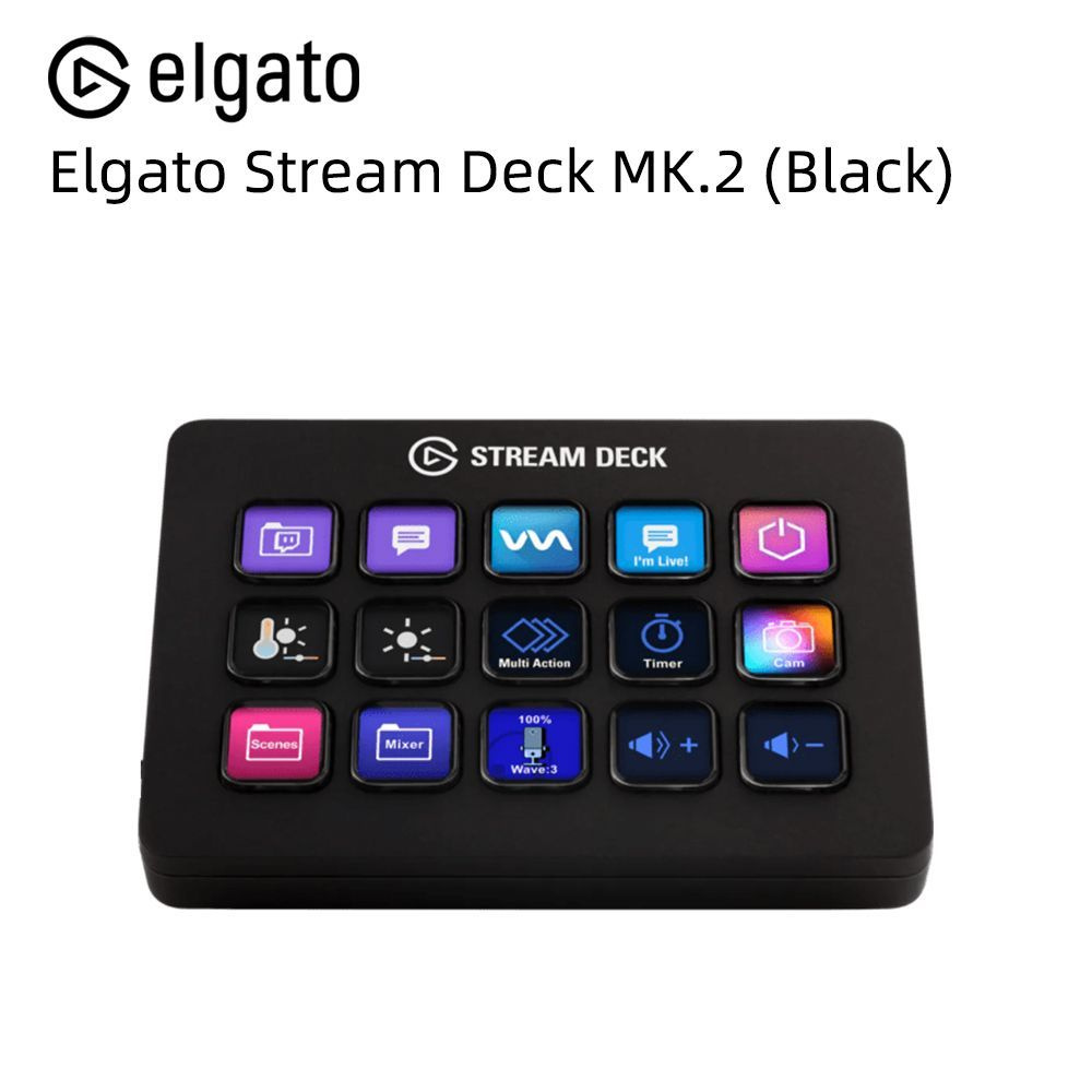 Игровая клавиатура, Клавиатура Elgato Stream Deck MK.2 #1