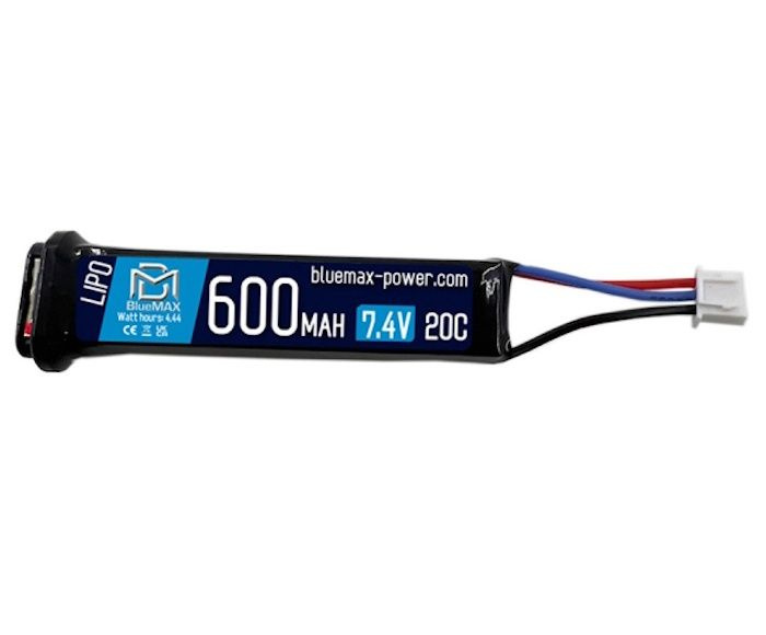 Аккумулятор BlueMAX Li-Po 7.4V 600mah 20C Marui AEP #1