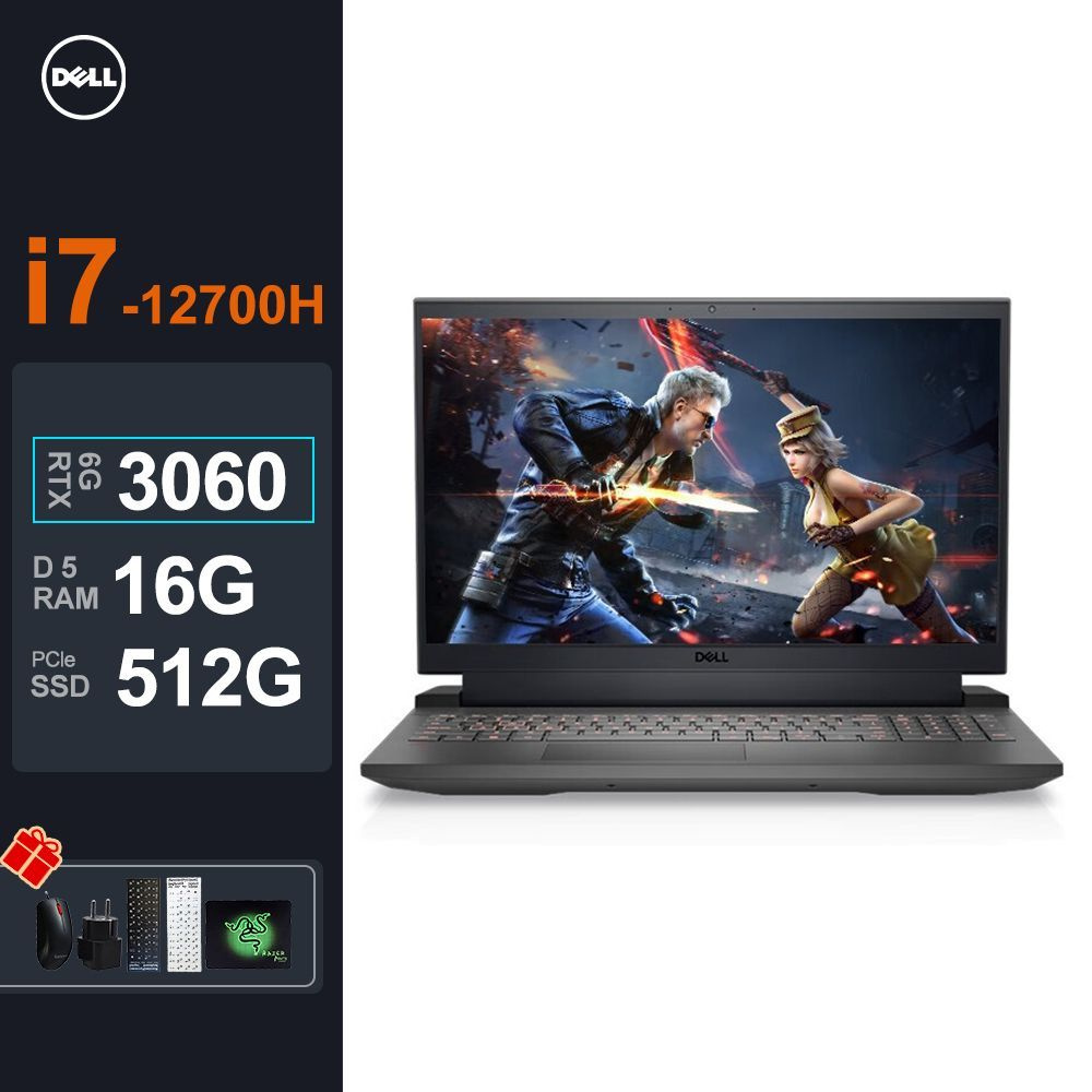 Игровой ноутбук Dell GAMING G15-5530, черный купить по низкой цене: отзывы,  фото, характеристики в интернет-магазине Ozon (1119096128)