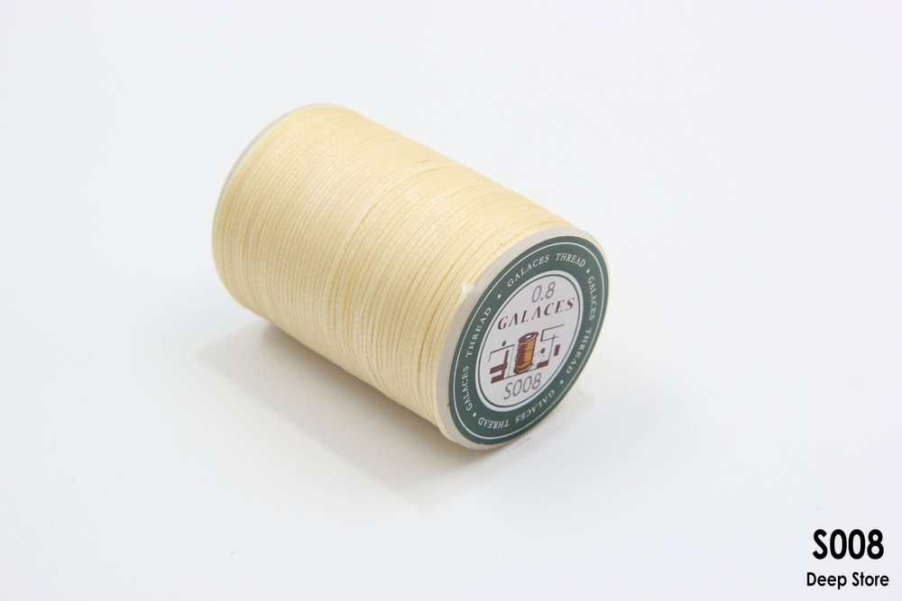 Нить вощеная плоская Galaces / 0.8 мм - 90 метров / S008 - купить с ...