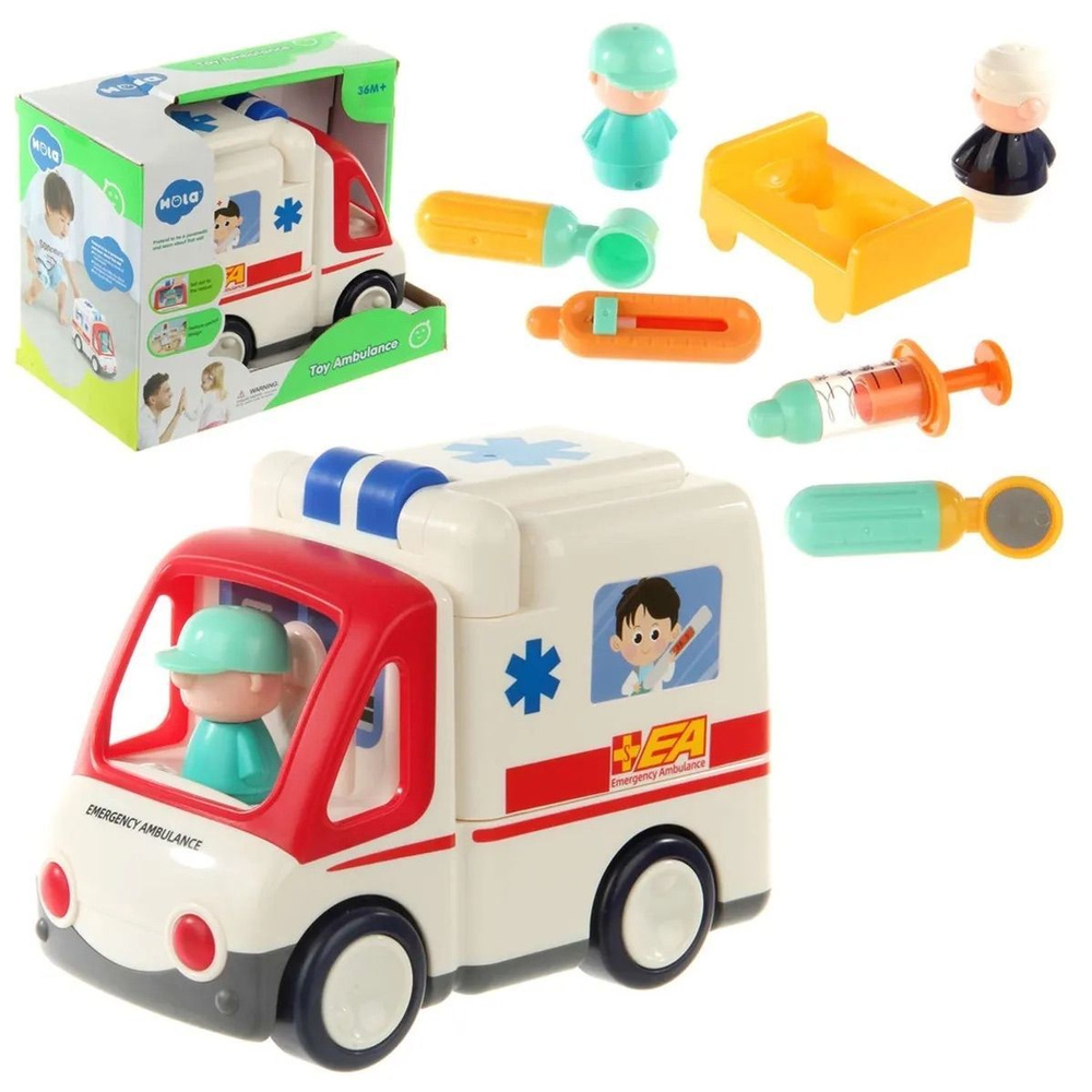 Игрушка машина Скорая помощь , машинка для мальчиков и девочек, набор ...