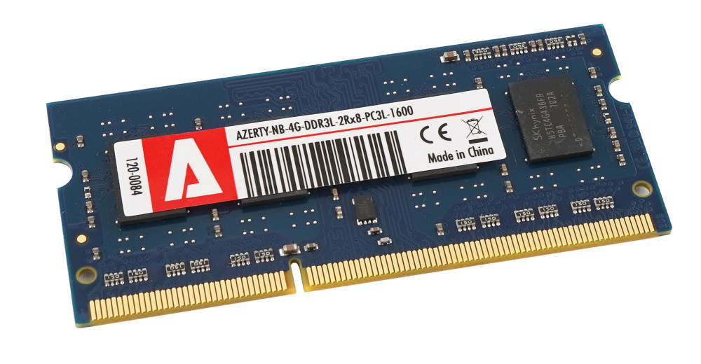 Azerty Оперативная память Модуль памяти 4Gb SODIMM 4Gb DDR3L 1600 2Rx8 1x4 ГБ (120-0084)  #1