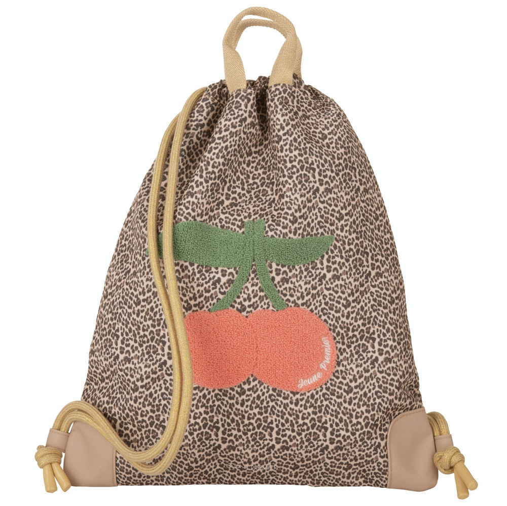 Jeune Premier Сумка для обуви и спортивной формы (рюкзак) City Bag - Leopard Cherry  #1