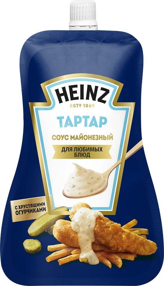 Соус Heinz Майонезный тартар 200г х2шт - купить с доставкой по выгодным ...