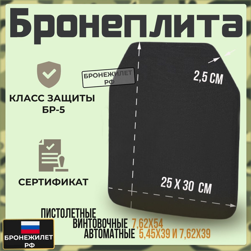 Бронежилет РФ Пластина для бронежилета - купить с доставкой по выгодным ...