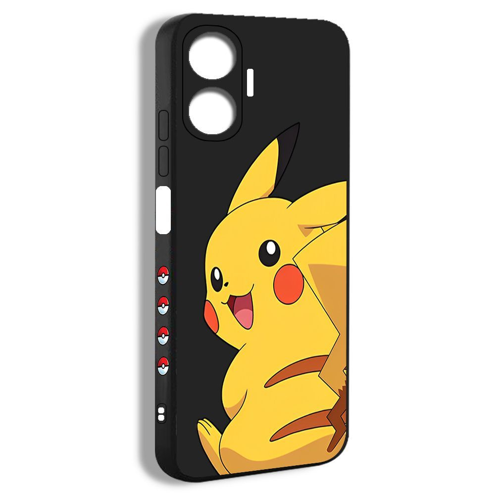 Чехол для смартфона Подходит для Realme C55 Пикачу Покемон Pokemon pikachu  - купить с доставкой по выгодным ценам в интернет-магазине OZON (1147805427)