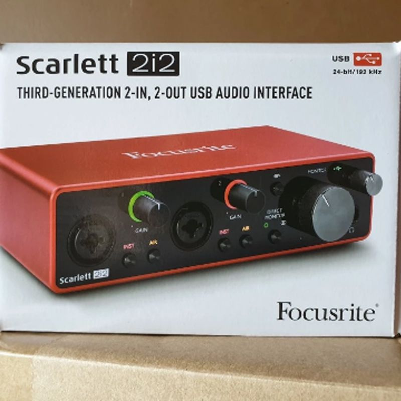 Focusrite Scarlett 2i2 3rd Gen звуковая карта - купить с доставкой по ...