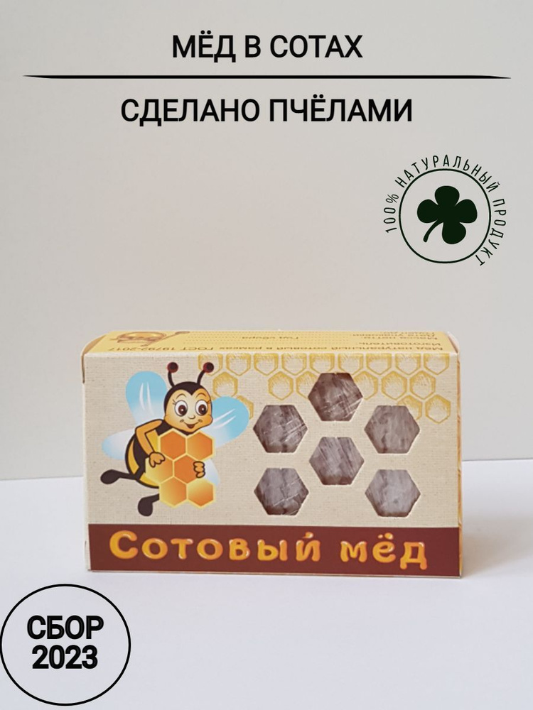 Сотовый мёд, мёд в сотах, мёд цветочный натуральный - купить с ...