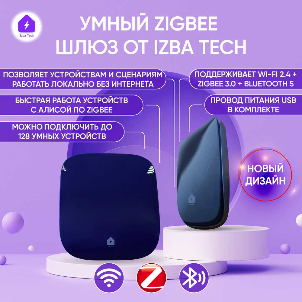 Шлюз для умных устройств синего цвета с Zigbee 3.0 + WIFI + BLE5.0 хаб для умного  дома блок управления для умных датчиков и Zigbee устройств - купить с  доставкой по выгодным ценам