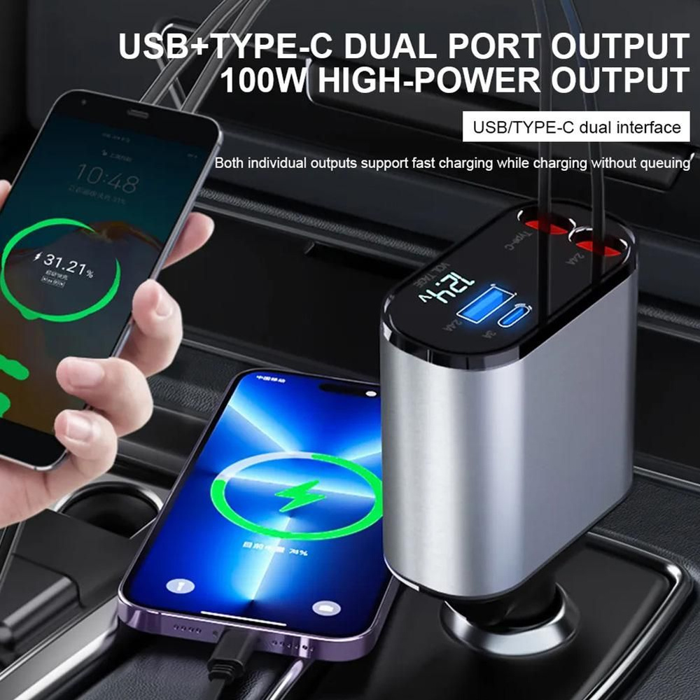 Автомобильное зарядное устройство CAR103011 USB Type-C - купить по  доступным ценам в интернет-магазине OZON (1357377686)