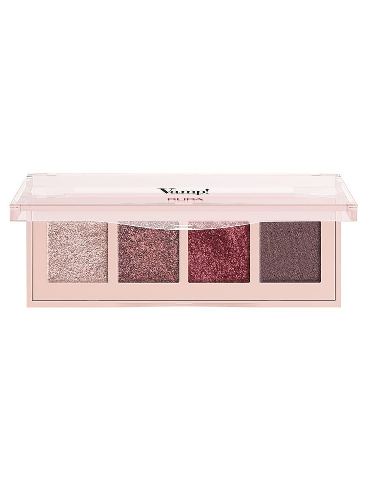 Pupa Тени для бровей VAMP! 4 EYESHADOWS PALETTE тон 003 Розовый бронзовый  #1